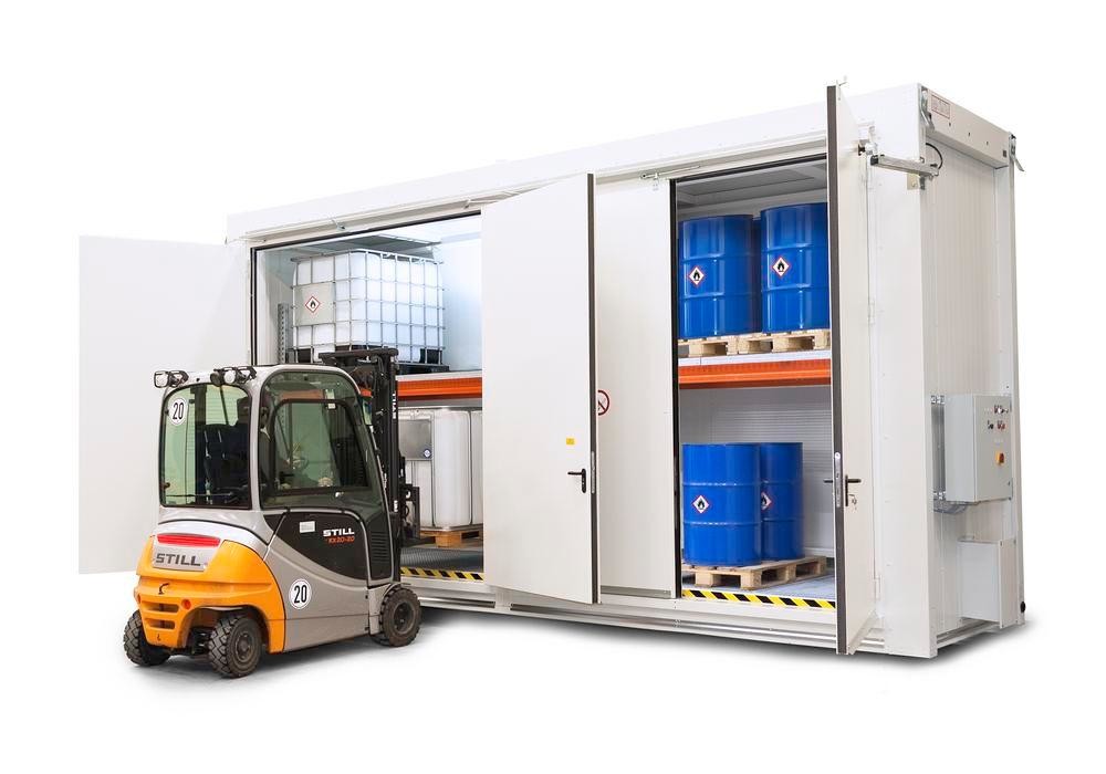Brandwerende containers