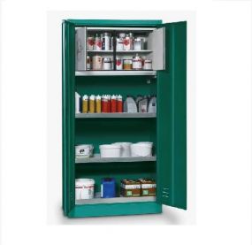 Veiligheidskast - Agrokast PSM met ingebouwde 30 min brandwerende box, 95 x 50 x 195cm