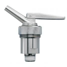 Veiligheids fijn doseerkraan van RVS staal met 3/4" schroefdraad