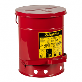 Kan voor olieachtig afval (voetbediend) - 20ltr.