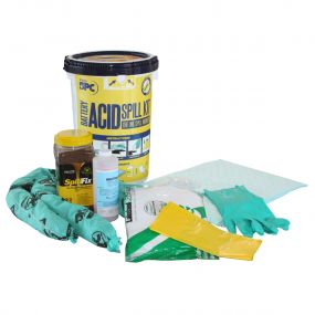 Spill kit - 20 ltr. - voor het neutraliseren van batterijzuur