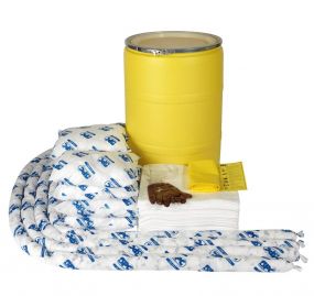 Olie spill kit 150 ltr in waterdichte UN drum