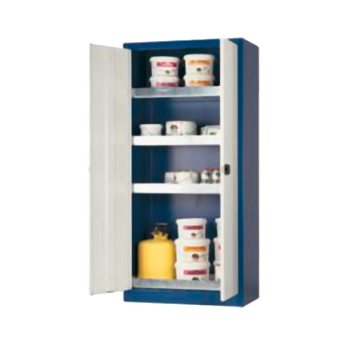 Opbergkast voor gevaarlijke producten, draaideuren, 95 x 50 x 195cm