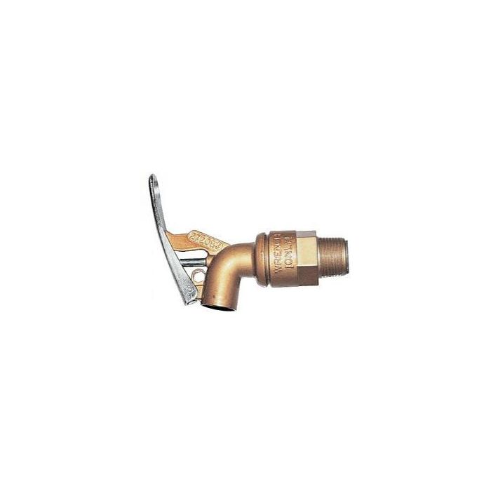 Mooie zelfsluitende fijndoseerkraan van zinkspuitgietwerk met 3/4" schroefdraad Mooie zelfsluitende fijndoseerkraan van zinkspuitgietwerk met 3/4" schroefdraad