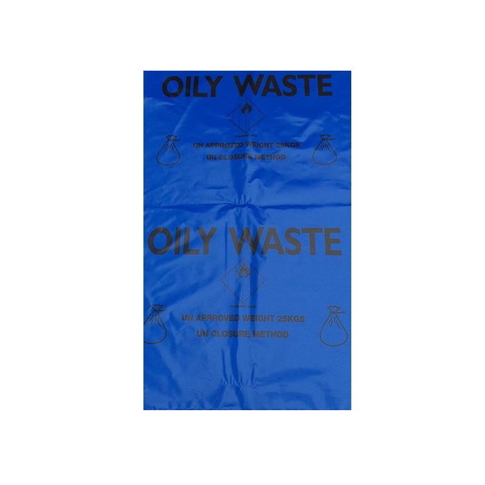 Afvalzak conform UN voorschriften geschikt voor oliehoudende ontvlambare producten Afvalzak conform UN voorschriften geschikt voor oliehoudende ontvlambare producten