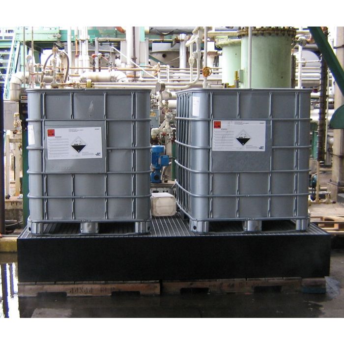 Lekbak voor IBC vaten of IBC containers Lekbak voor IBC vaten of IBC containers