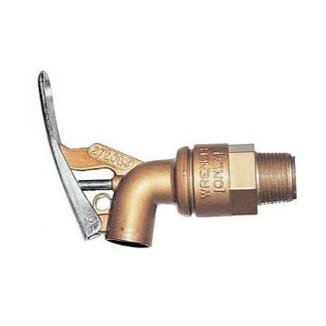 Mooie zelfsluitende fijndoseerkraan van zinkspuitgietwerk met 3/4" schroefdraad