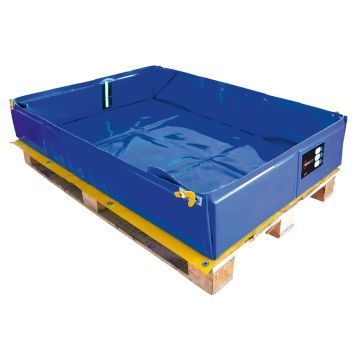 Eccotarp opvouwbare lekbak - inhoud 300 ltr, 124x124x22,5cm