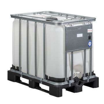 IBC container - 600 ltr - Vulopening Ø150mm - kunststof pallet