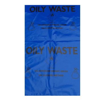 Afvalzak conform UN voorschriften geschikt voor oliehoudende ontvlambare producten 