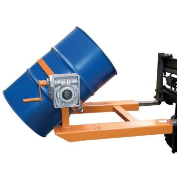 Heftruck vatenkantelaar met handslinger 200ltr vat