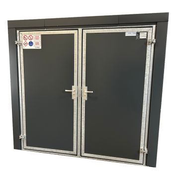 Gasflessenberging brandwerend (60min.) - 12 x 50 ltr gasflessen