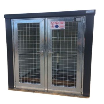 Gasflessenberging brandwerend (60min.) - 12 x 50 ltr gasflessen