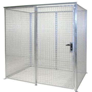 Gasflessenberging gaasbox - type M2 - 48st gasflessen 