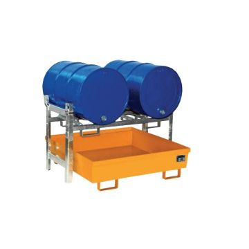 Aftapstation voor 2 vaten à 200 liter 