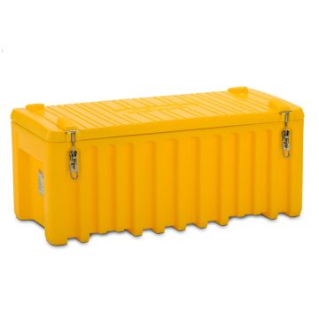 Transport-en opslagkist 250 ltr. geel