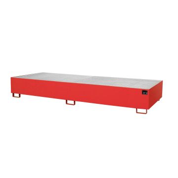 Stelling rek opvangbak (1162 ltr.) met rooster - 355x130x35,5cm