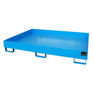 Stelling rek opvangbak (331 ltr.) gelakt - 175x130x25cm