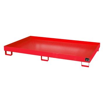Stelling rek opvangbak (338 ltr.) gelakt - 215x130x22,5cm