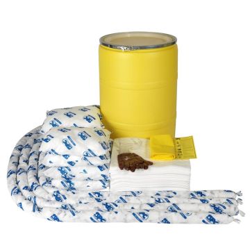 Olie spill kit 150 ltr in waterdichte UN drum
